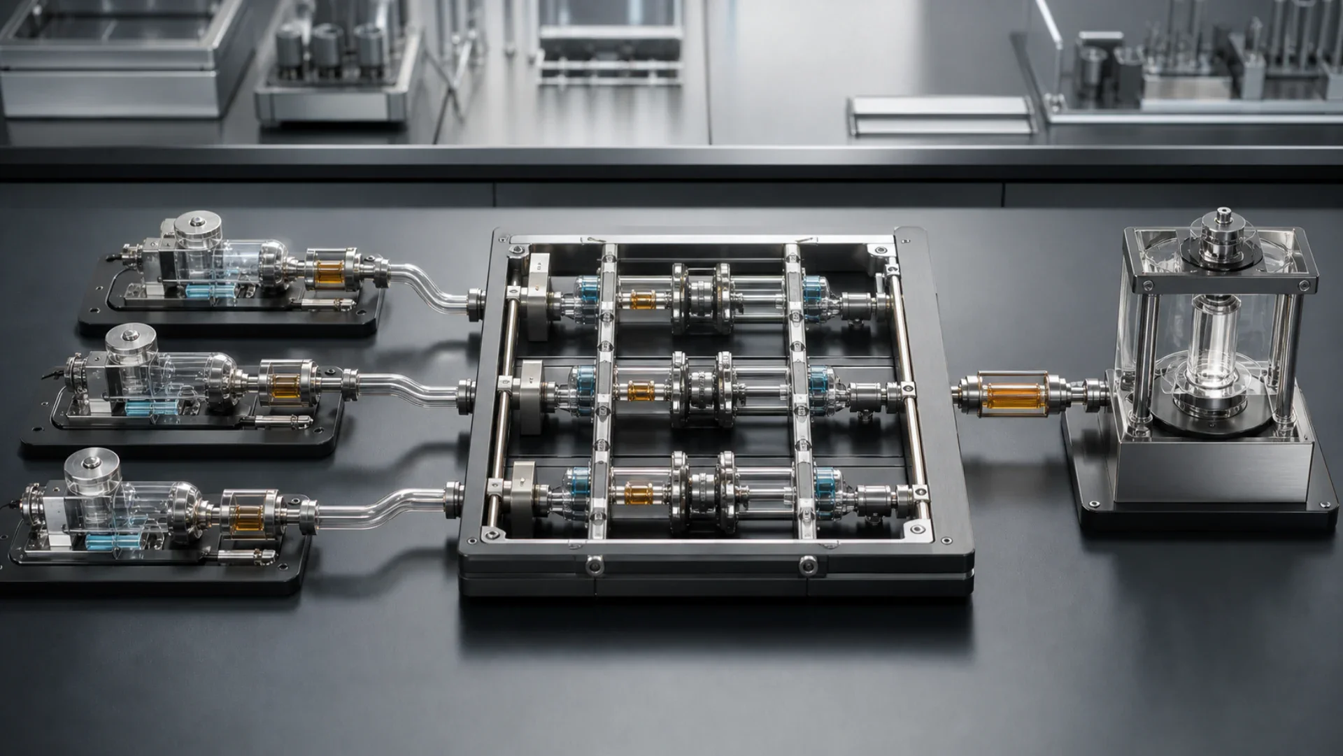 A precision decision instrument comparing several engineering paths and one controlled outcome