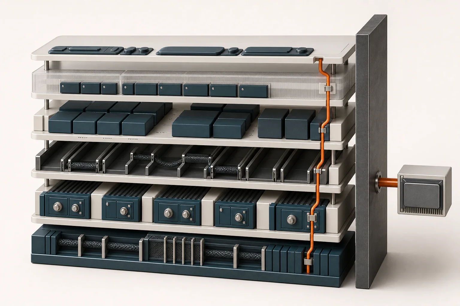 A layered public-safe enterprise platform architecture model