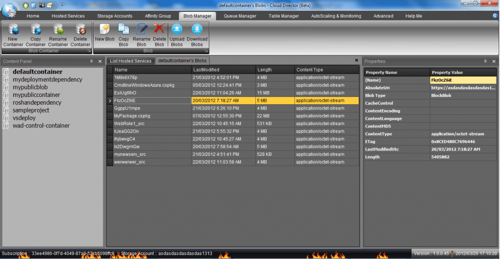 Azure_Cloud_Director : Manage Azure_Blob_Storage