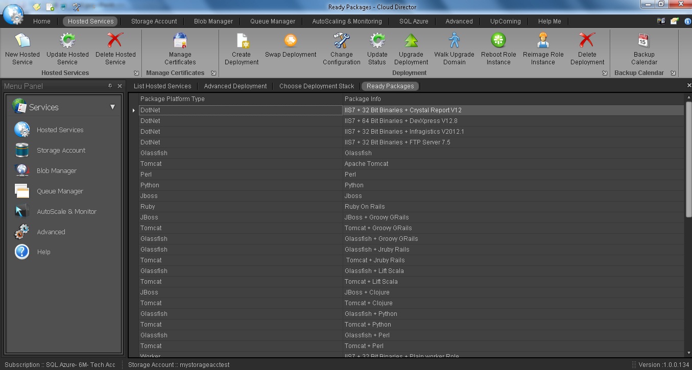 Windows Azure Template
